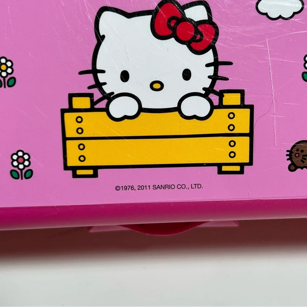Y2K 2000s mcbling Sanrio hello Kitty school supplies set